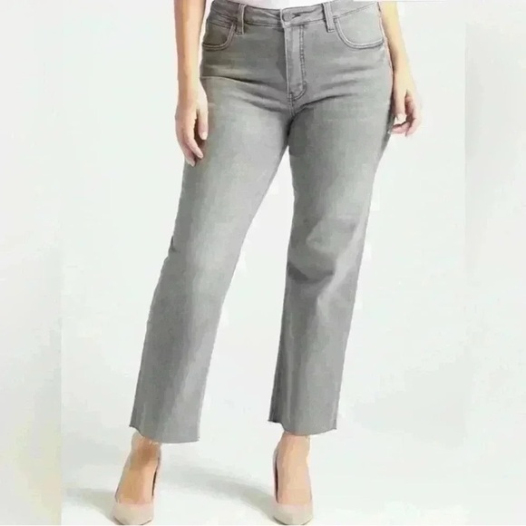 Kut From The Kloth High Rise Elizabeth Ankle Staight Leg - Picture 1 of 7